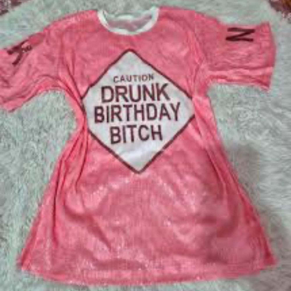 Fashion Nova Pink and White Raglan Midi Dress - Picture 14 of 14